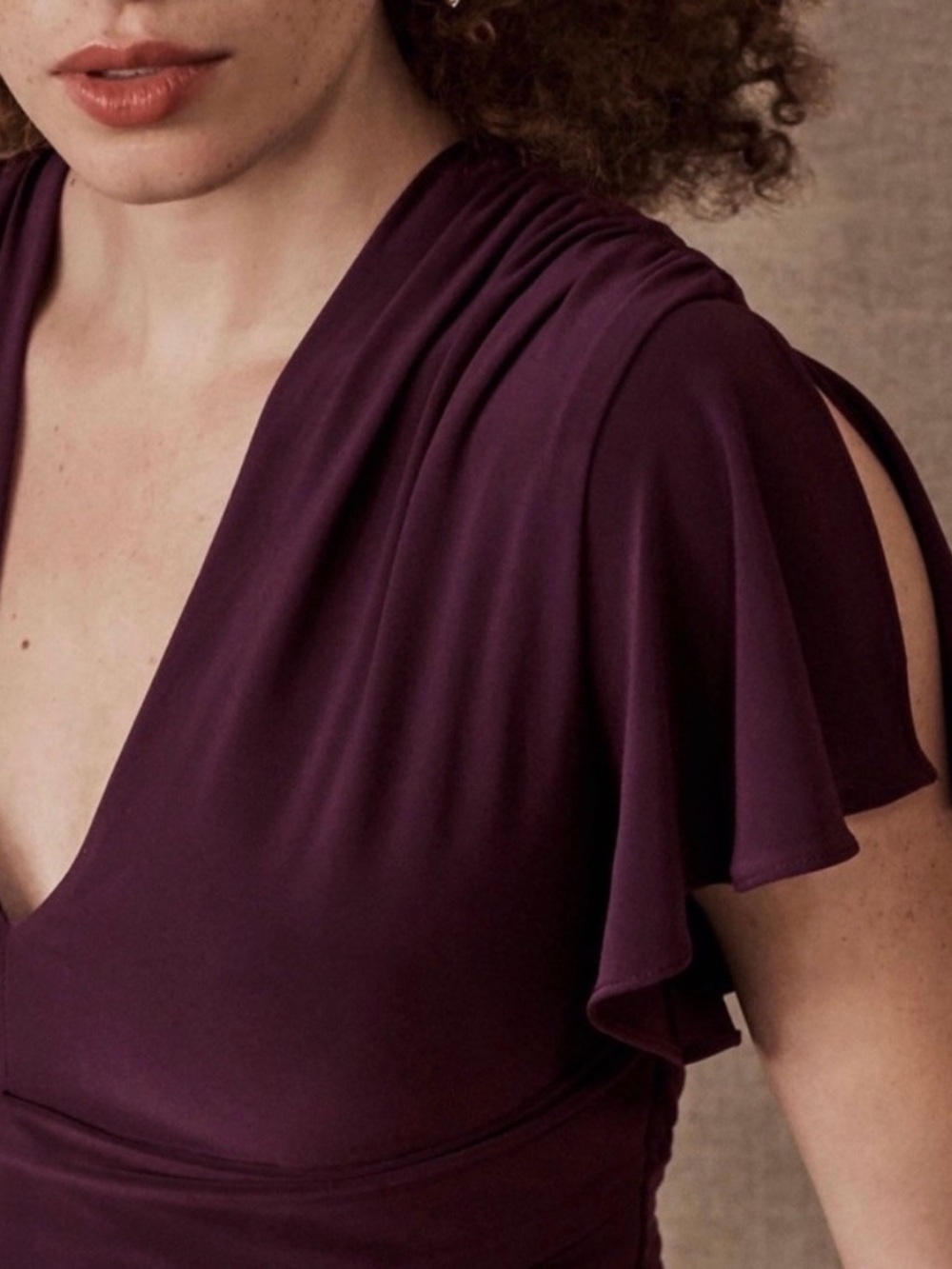 BHLDN Plum Mendoza Jersey Maxi Dress 6 - Picture 3 of 13